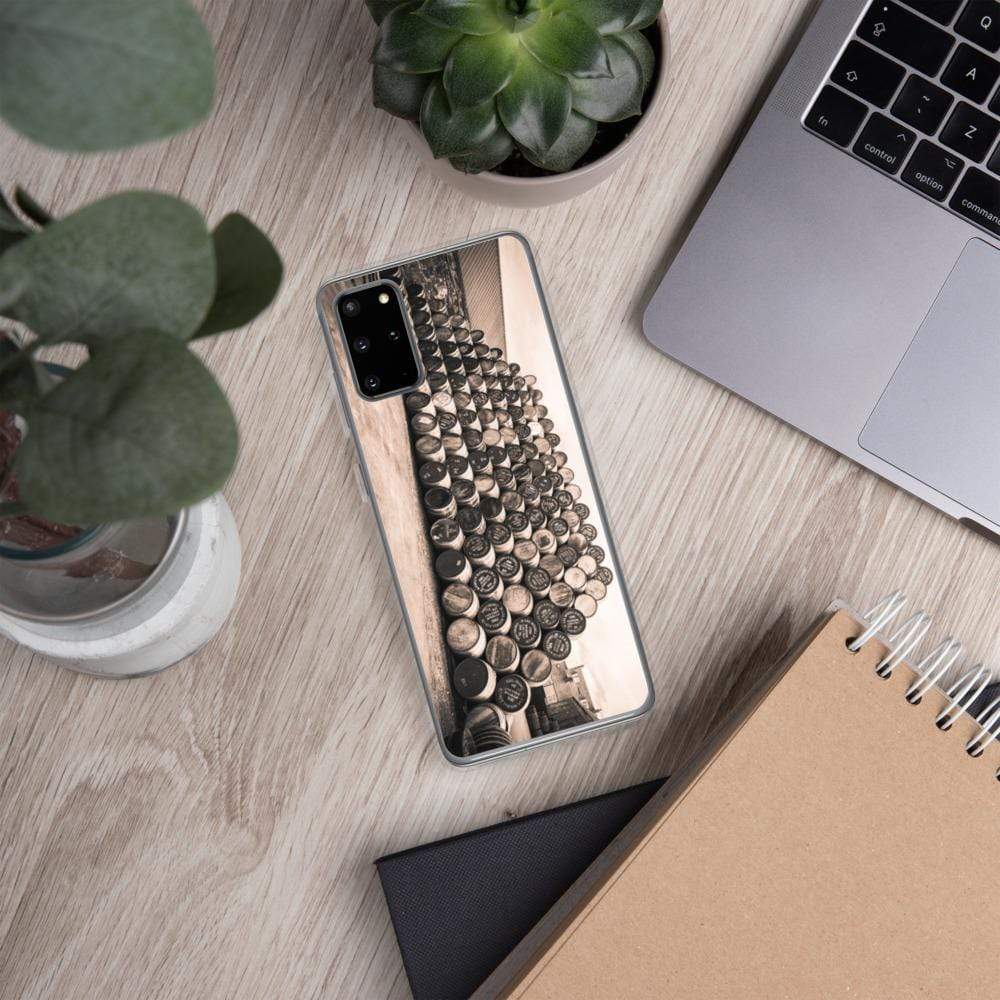 Samsung Galaxy S20 Plus Empty Glengyle Casks Sepia Toned  Samsung Case by Wandering Spirits Global