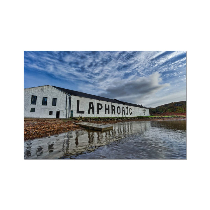 Laphroaig Distillery Warehouse Full Colour C-Type Print 24"x16" by Wandering Spirits Global