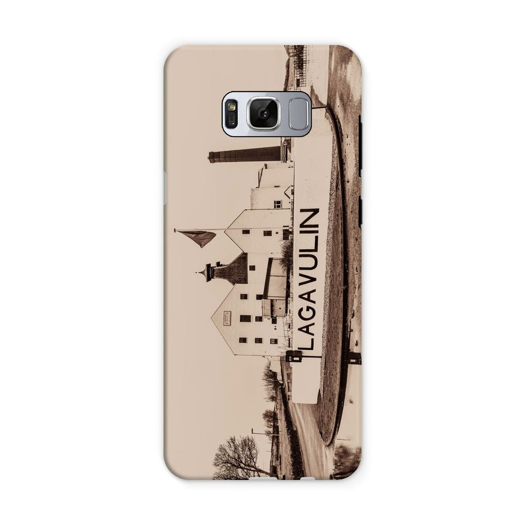 Lagavulin Distillery Sepia Toned Tough Phone Case Samsung Galaxy S8 / Gloss by Wandering Spirits Global