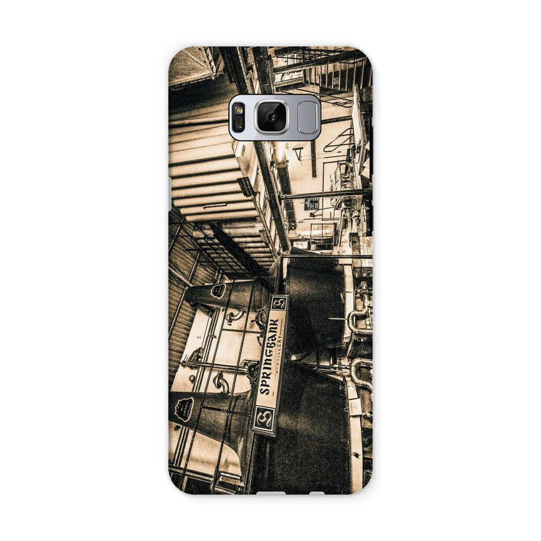 Springbank Distillery Black and White Tough Phone Case Samsung Galaxy S8 / Gloss by Wandering Spirits Global