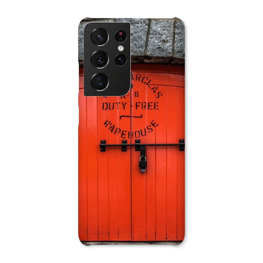 Glenfarclas Distillery Duty Free Warehouse 6 Snap Phone Case Samsung Galaxy S21 Ultra / Gloss by Wandering Spirits Global