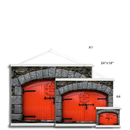 Glenfarclas Distillery Duty Free Warehouse 6 Fine Art Print with Hanger by Wandering Spirits Global