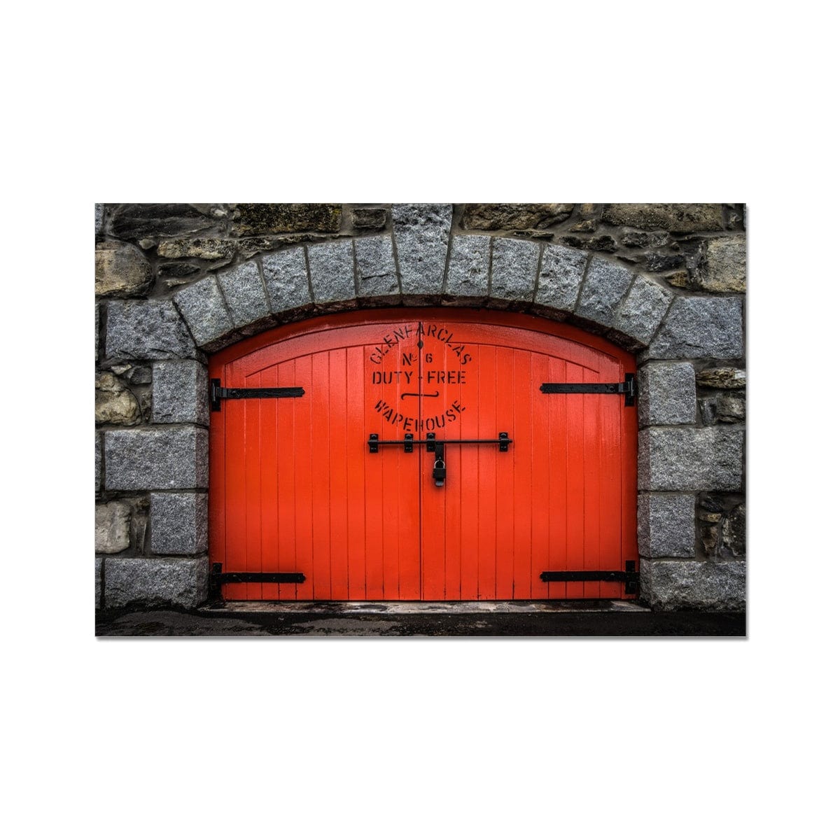 Glenfarclas Distillery Duty Free Warehouse 6 C-Type Print 18"x12" by Wandering Spirits Global