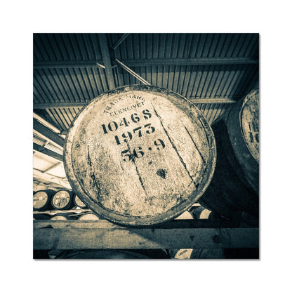 Glenlivet 1973 Cask Golden Toned C-Type Print 8"x8" by Wandering Spirits Global