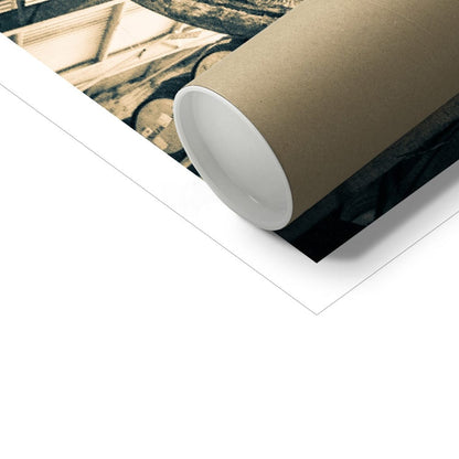 Glenlivet 1973 Cask Golden Toned Hahnemühle Photo Rag Print by Wandering Spirits Global