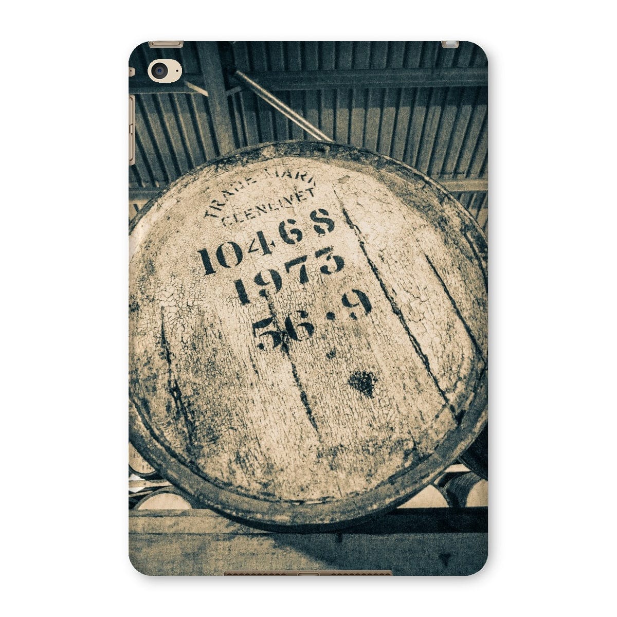 Glenlivet 1973 Cask Golden Toned Tablet Cases iPad Mini 4 / Gloss by Wandering Spirits Global