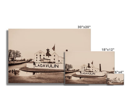 Lagavulin Distillery Sepia Toned C-Type Print by Wandering Spirits Global