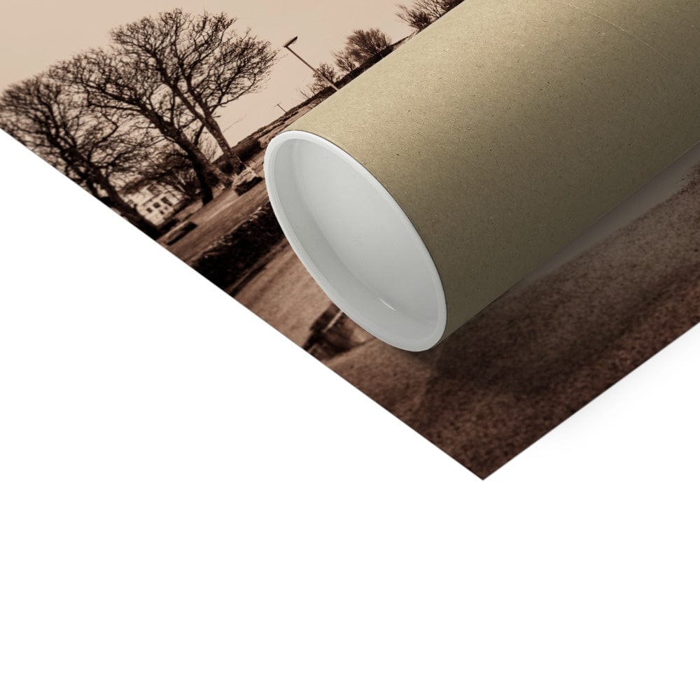 Lagavulin Distillery Sepia Toned C-Type Print by Wandering Spirits Global