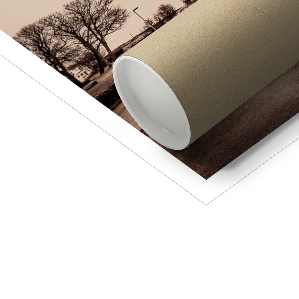 Lagavulin Distillery Sepia Toned Hahnemühle Photo Rag Print by Wandering Spirits Global