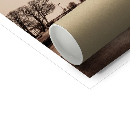 Lagavulin Distillery Sepia Toned Hahnemühle Photo Rag Print by Wandering Spirits Global