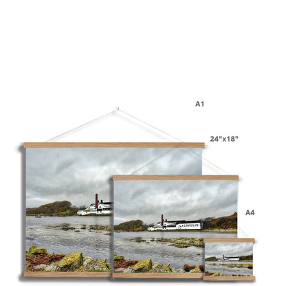 Lagavulin Distillery Soft Colour Fine Art Print with Hanger by Wandering Spirits Global