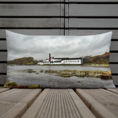 Lagavulin Distillery Soft Colour Premium Pillow by Wandering Spirits Global