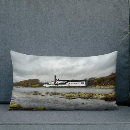 20×12 Lagavulin Distillery Soft Colour Premium Pillow by Wandering Spirits Global
