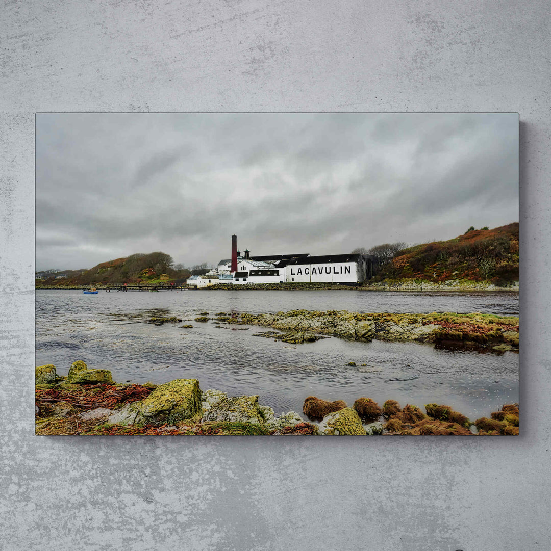 Lagavulin Distillery Soft Colour Photo Paper Poster (USA sizes) by Wandering Spirits Global