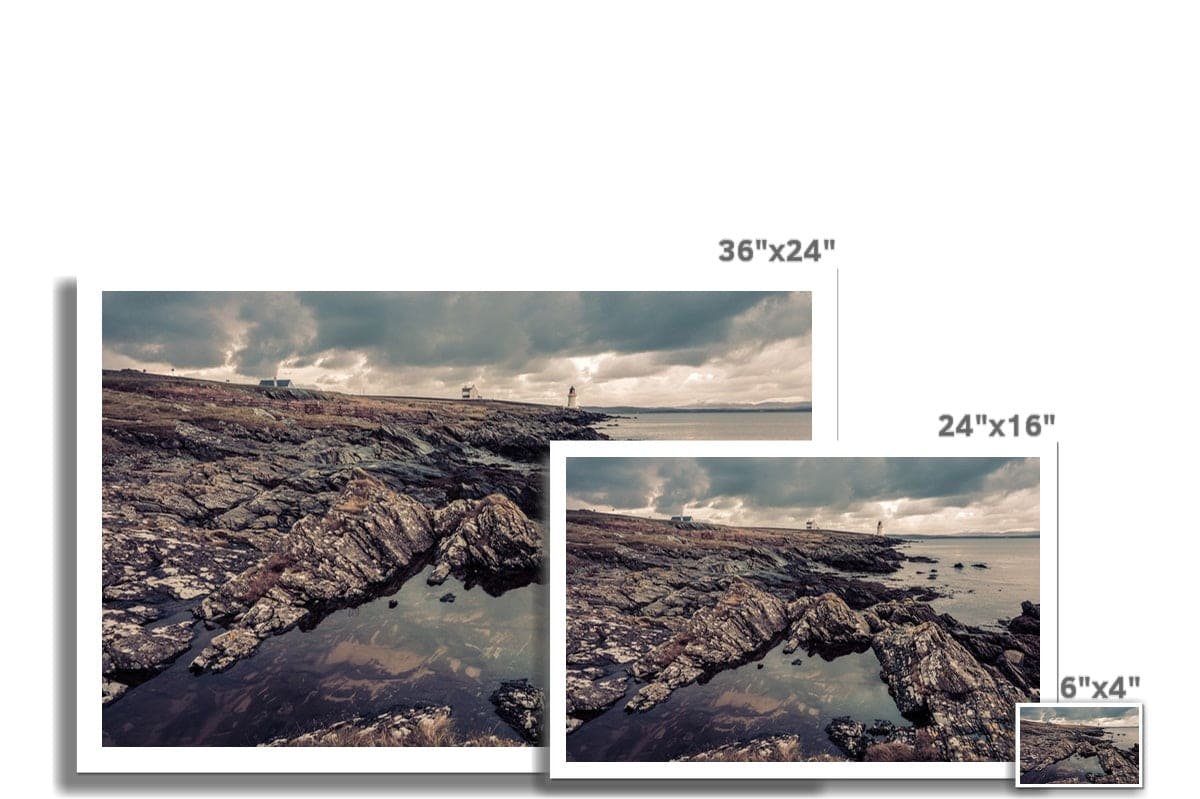 Loch Indaal Islay Winter Hahnemühle Photo Rag Print by Wandering Spirits Global