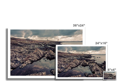 Loch Indaal Islay Winter Hahnemühle Photo Rag Print by Wandering Spirits Global