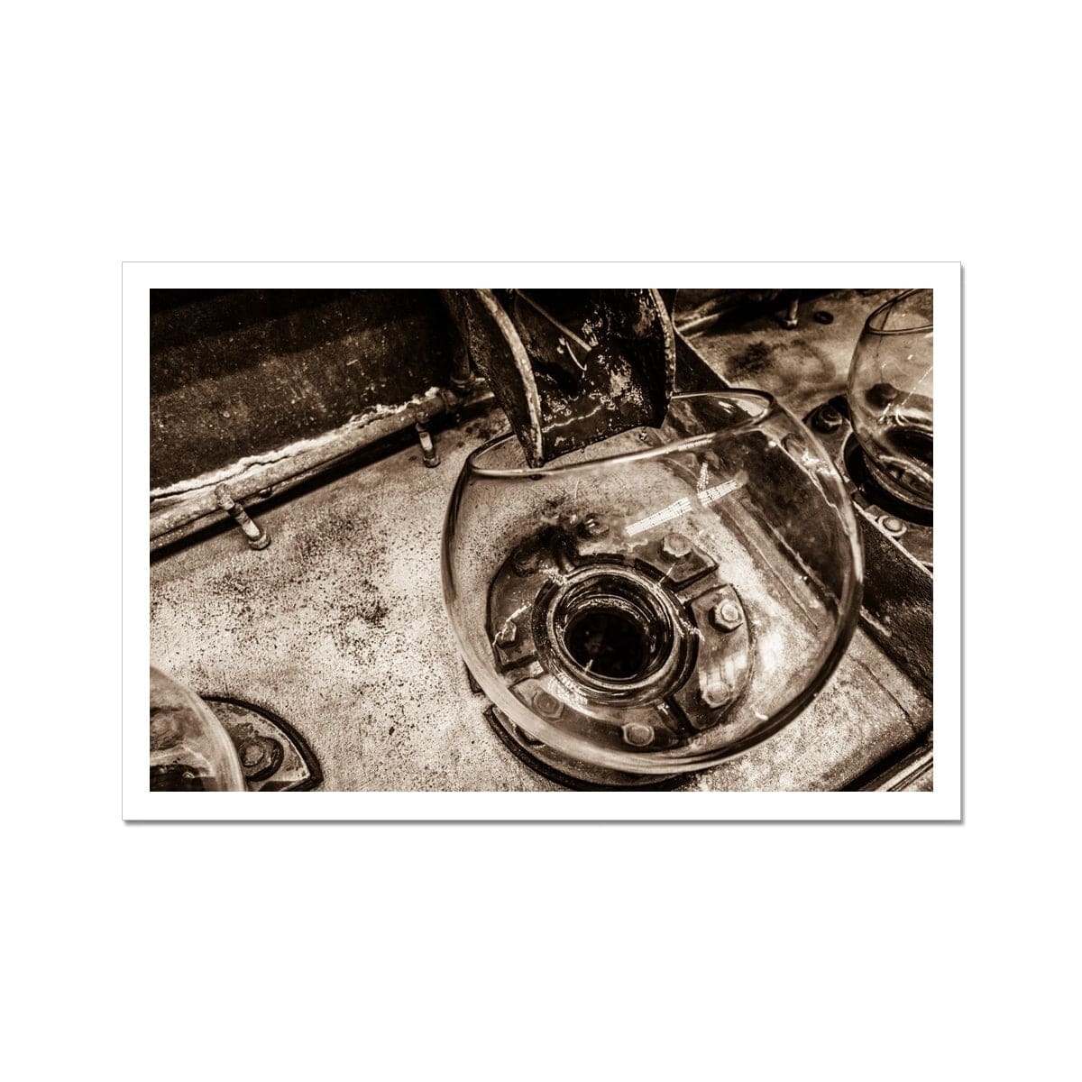 Low Wines from Wash Still No. 2 Laphroaig Sepia Toned Hahnemühle Photo Rag Print 18"x12" by Wandering Spirits Global