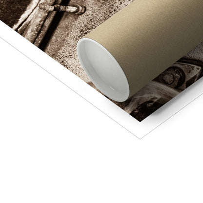 Low Wines from Wash Still No. 2 Laphroaig Sepia Toned Hahnemühle Photo Rag Print by Wandering Spirits Global