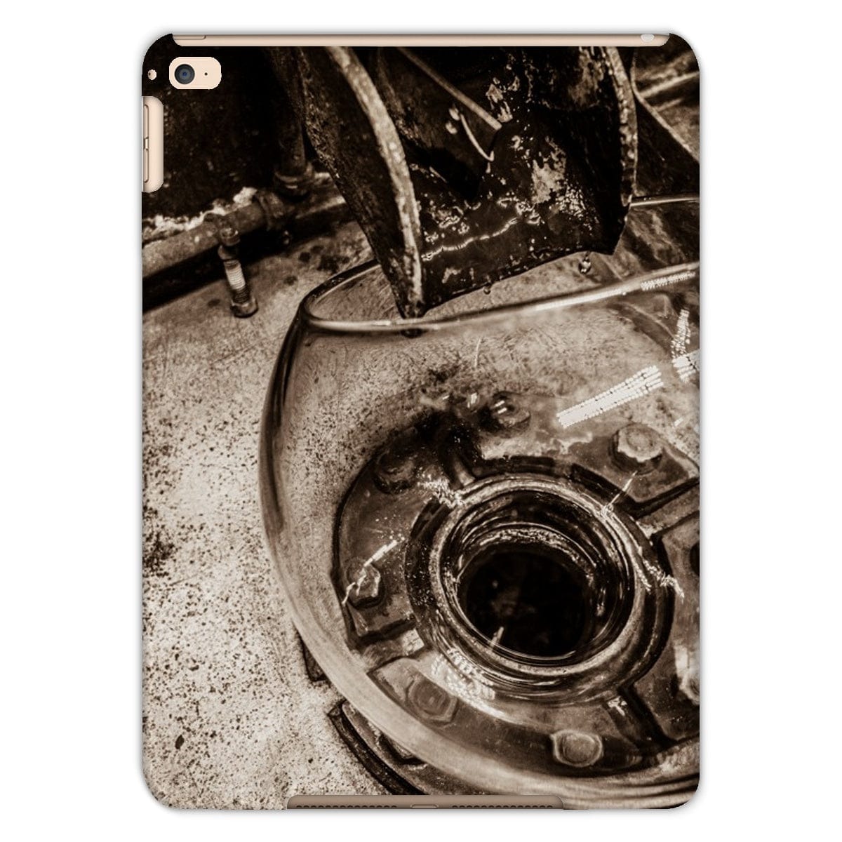 Low Wines from Wash Still No. 2 Laphroaig Sepia Toned Tablet Cases iPad Air 2 / Gloss by Wandering Spirits Global