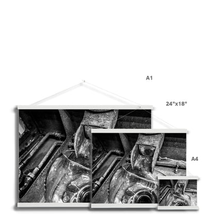 Low Wines Wash Still No 1 Black and White Fine Art Print with Hanger by Wandering Spirits Global