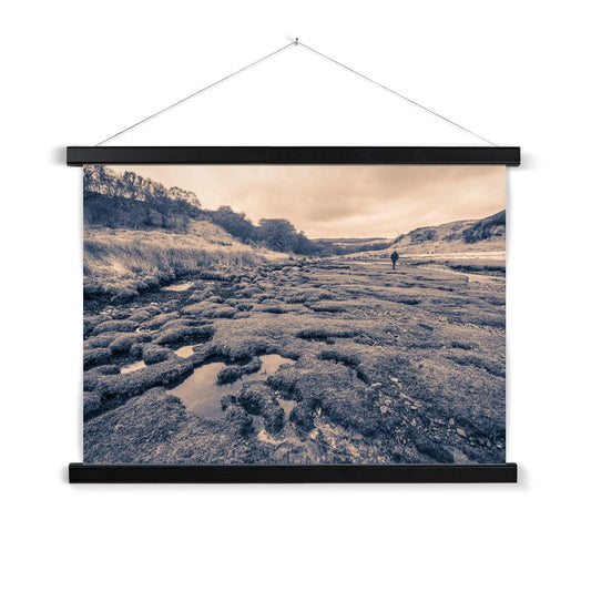 Margadale River Islay Fine Art Print with Hanger A2 Landscape / Black Frame by Wandering Spirits Global