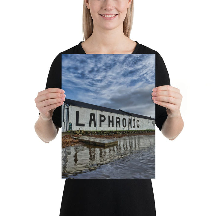 Laphroaig Distillery Warehouse Photo Paper Poster (USA sizes) 12″×16″ by Wandering Spirits Global