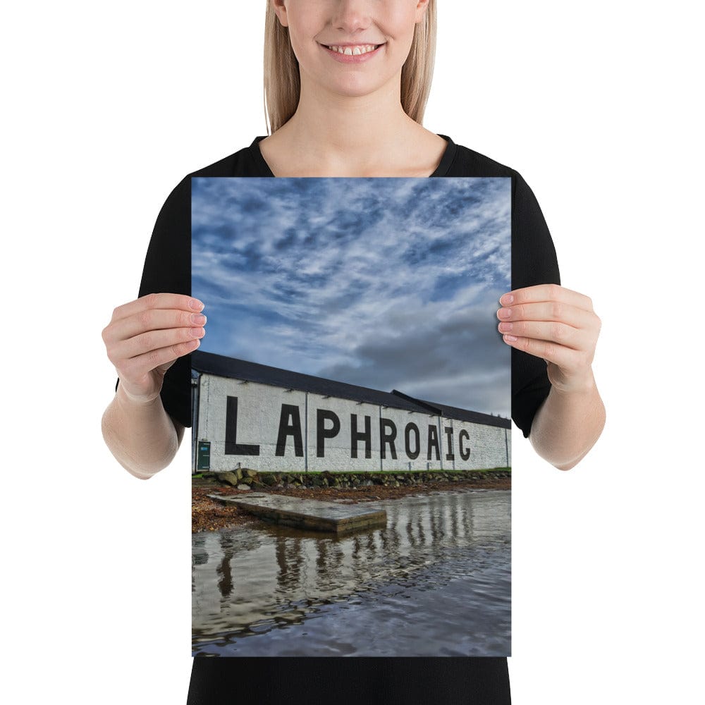 Laphroaig Distillery Warehouse Photo Paper Poster (USA sizes) 12″×18″ by Wandering Spirits Global