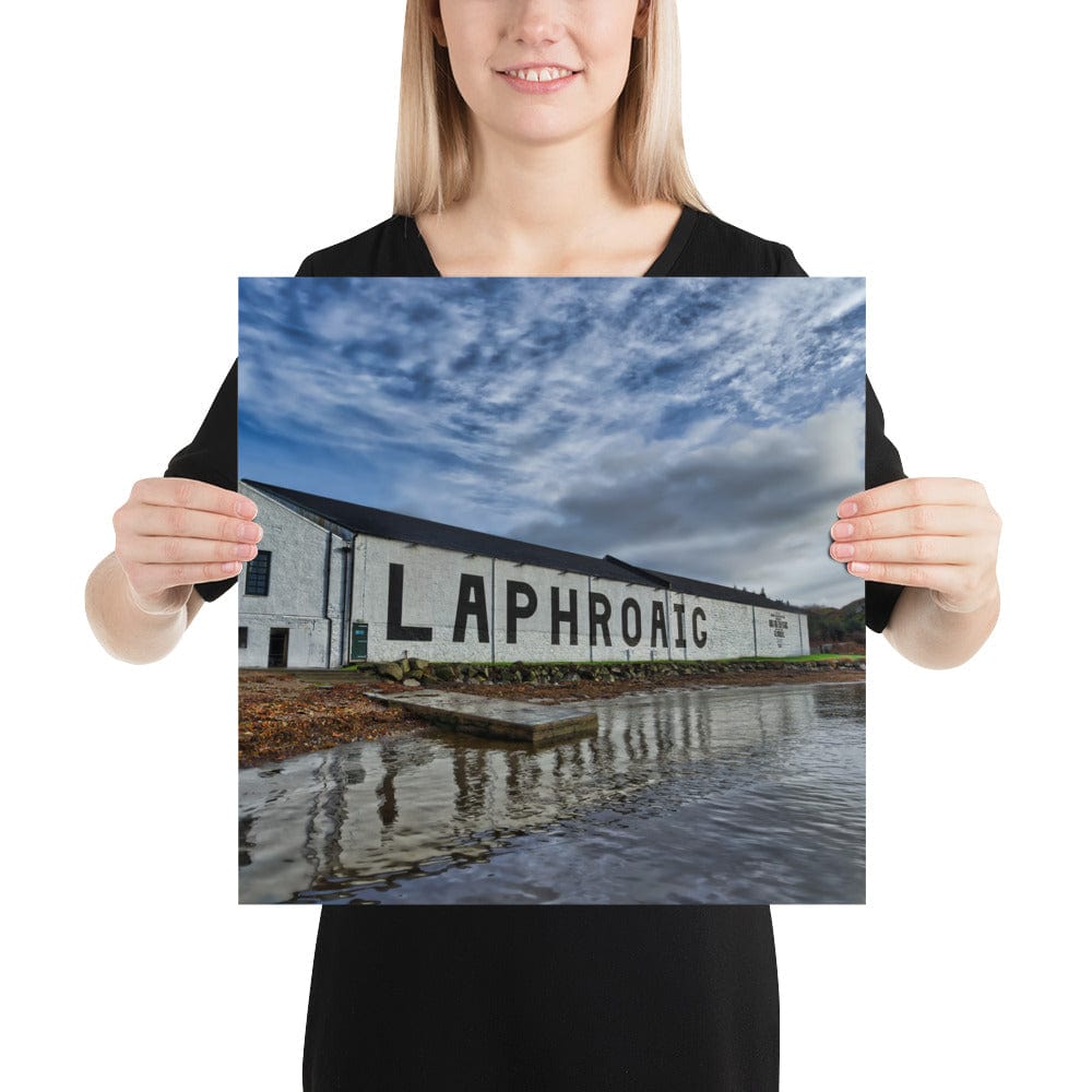 Laphroaig Distillery Warehouse Photo Paper Poster (USA sizes) 16″×16″ by Wandering Spirits Global