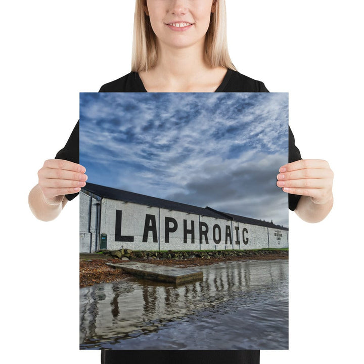 Laphroaig Distillery Warehouse Photo Paper Poster (USA sizes) 16″×20″ by Wandering Spirits Global