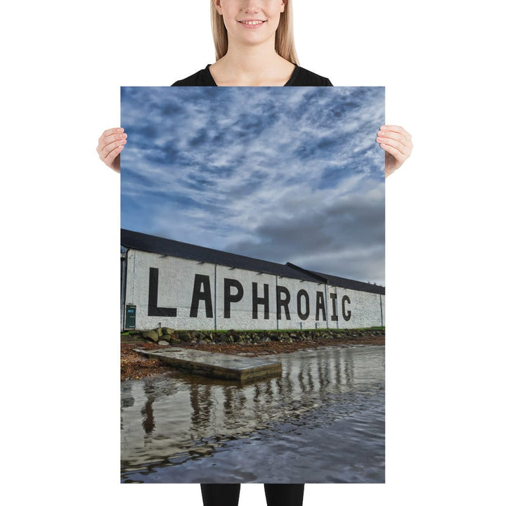 Laphroaig Distillery Warehouse Photo Paper Poster (USA sizes) 24″×36″ by Wandering Spirits Global