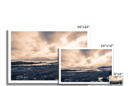 Seaweed Jura and Bunnahabhain Distillery Hahnemühle Photo Rag Print by Wandering Spirits Global