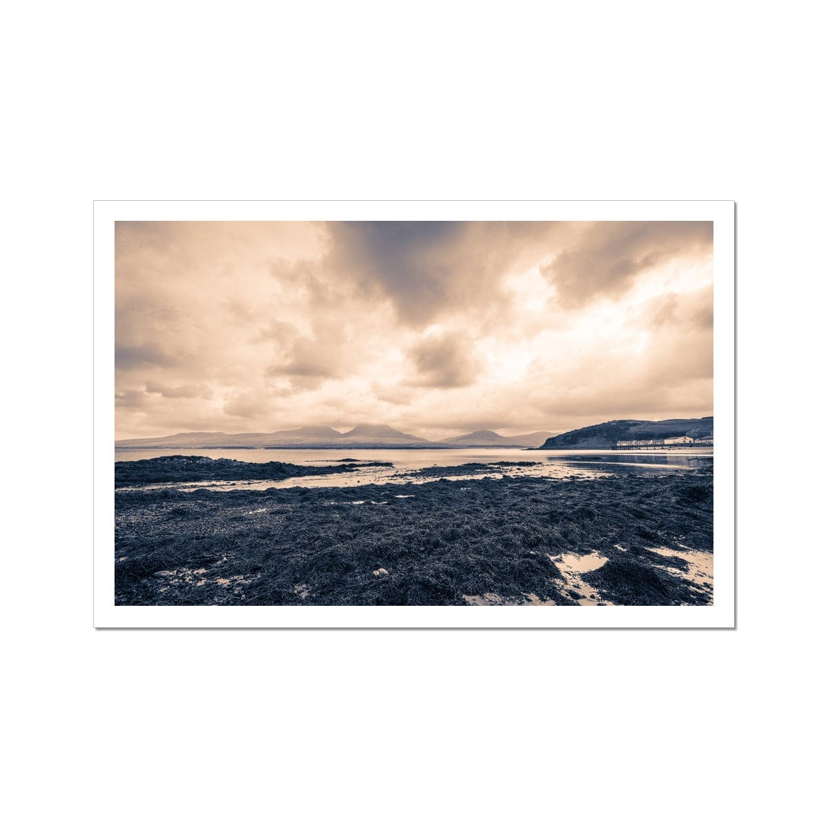 Seaweed Jura and Bunnahabhain Distillery Hahnemühle Photo Rag Print 24"x16" by Wandering Spirits Global