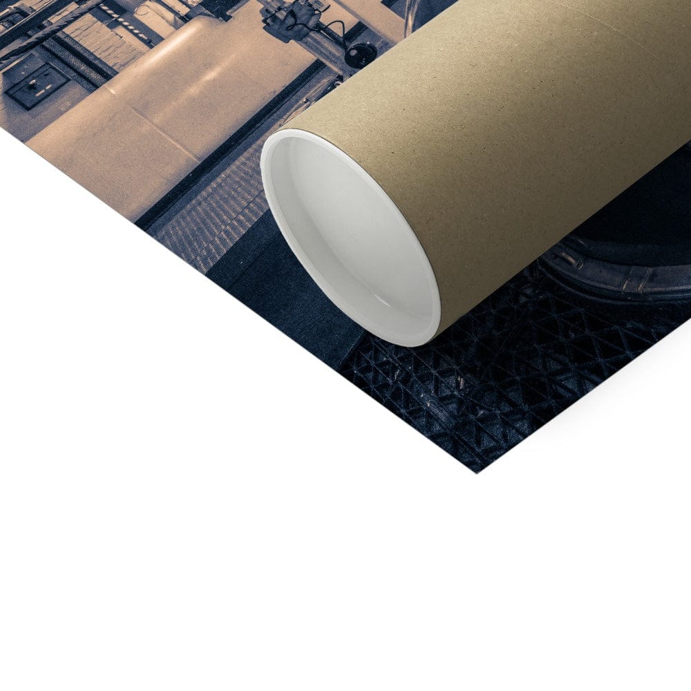 Spirit and Wash Stills Laphroaig Distillery Purple Toned C-Type Print by Wandering Spirits Global