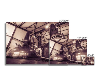 Spirit Stills No 1 and No 2 Laphroaig C-Type Print by Wandering Spirits Global