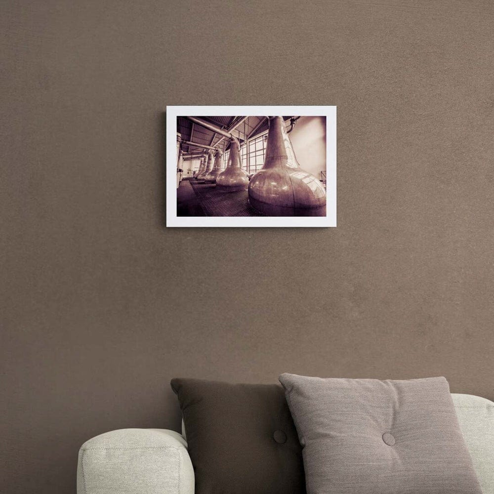 Still Squadron Caol Ila Sepia Toned Fine Art Print 29.6 cm x 42.0 cm, 11.7 inches x 16.6 inches by Wandering Spirits Global